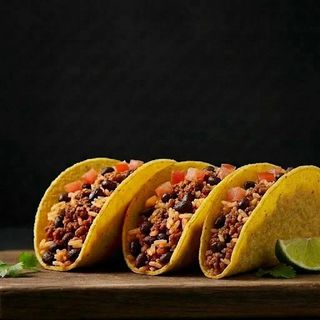Taco shell z wołowiną