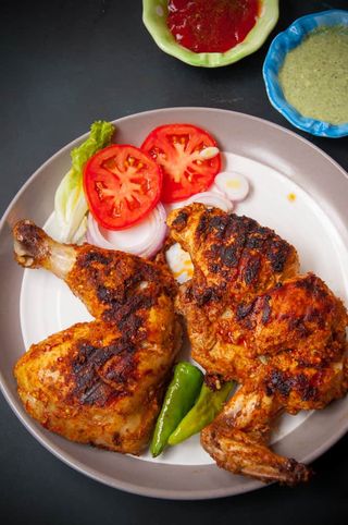 Chicken tikka leg