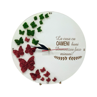 Tablou-Ceas cu licheni