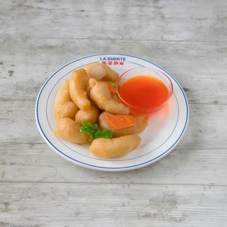 59.-Langostinos agridulces