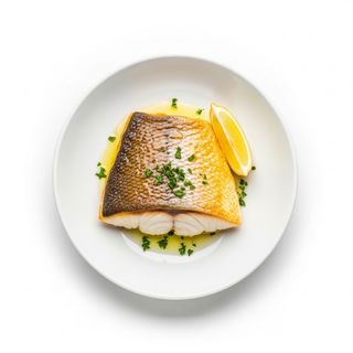 Filetto di spigola, ombrina o orata dorato