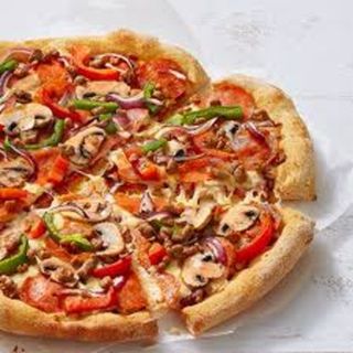 Pizza kebab de pollo 