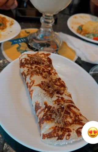 Tapioca de Carne do Sol com Queijo