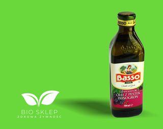 Olej z pestek winogron rafinowany Basso 500 ml