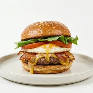 Hamburguesa Especial Con Huevo