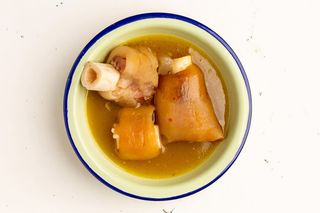 Slow Cooked Cow Leg with a Hint of Munyu Mushelekha		