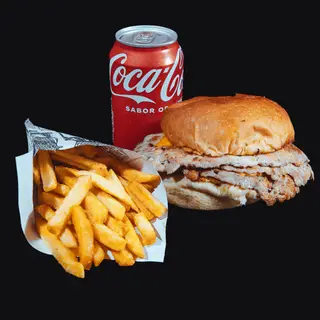 Menu Triple Chicken Smash Burger