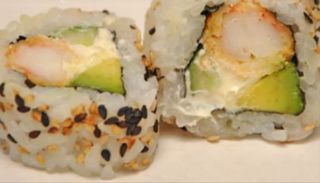 Cheese gamba tempura+aguacate（8piezas）