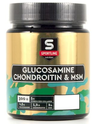 SPORTLINE GLUCOSAMINE & CHONDROITIN & MSM 300г