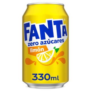 Fanta Limón Zero Azúcar lata (330ml.)