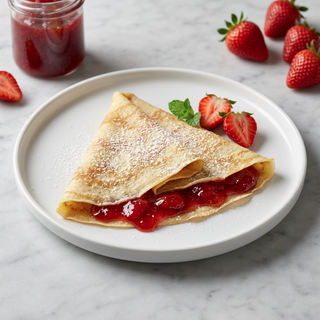 Crepes marmellata di fragole
