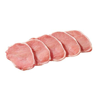 Filetes De Cinta De Lomo De Cerdo 500 Gr.