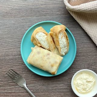 Блины с творогом