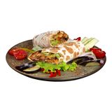 ქათმის შაურმა ბადრიჯნით დიდი