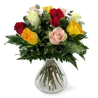 Docena Rosas Variadas
