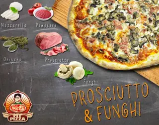 Prosciutto & funghi