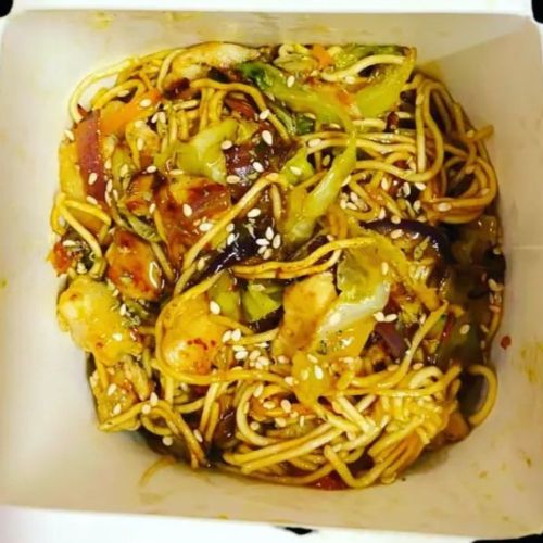 wok de pollo