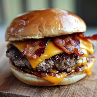 Double cheese bacon