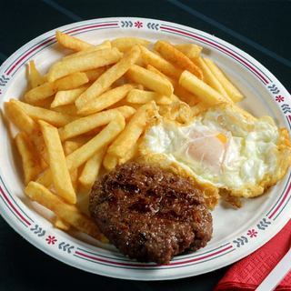 Hamburguesa En Plato