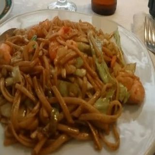 Tallarines Con Gambas