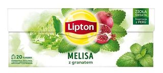 Herbata melisa z granatem Lipton 20szt.. 0.24кг