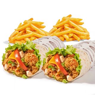 Dúo Wrapper Clásico + Patatas