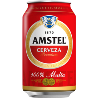 Lata cerveza 33cl Amstel