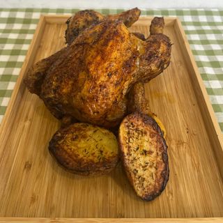 Pollo Asado Con Patatas + Alioli