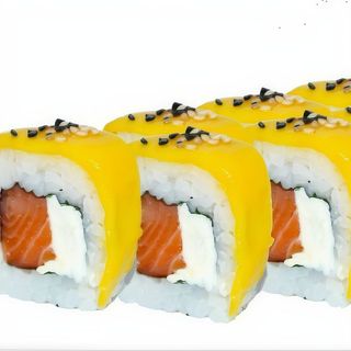 Salmón Cheese Mango Roll (8 Pzs.)