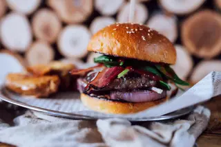 Hashtag burger 