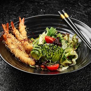 Салат з креветками катаіфі (240г)