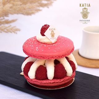 Tranche Macaron framboise Sans Gluten