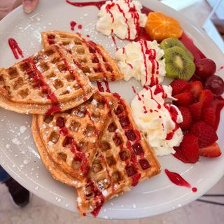Waffles de strawberry de fresa (2 uds.)