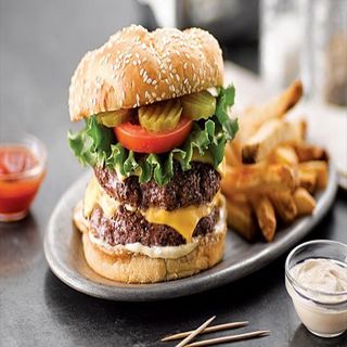 Hamburguesa Doble De Ternera Y Doble Queso
