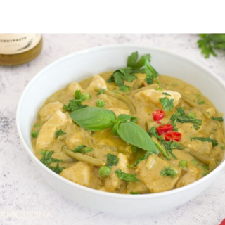 46a. Gamberi al curry rosso thail piccante