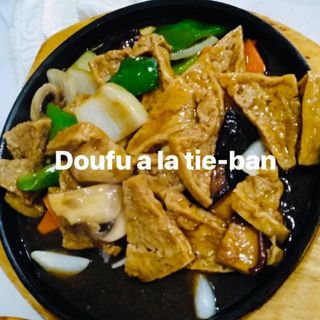 Doufu a la tie ban