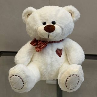 Мʼяка іграшка білий ведмедик 