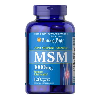 MSM siarka organiczna 1000mg 120 kapsułek Puritan's Pride