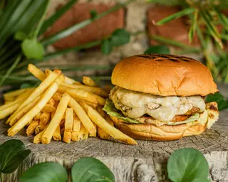 Un-trouffle burger