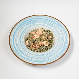 Tjestenina losos kozice