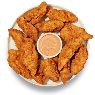 Tiras de pollo crujiente 