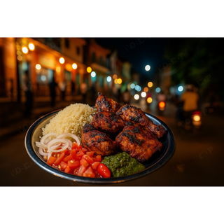 Demi Poulet + Attiéké