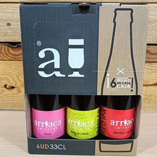 Pack degustación Arriaca 3 botellas 33cl