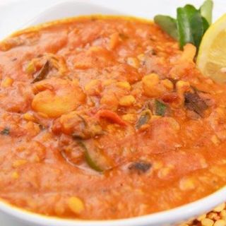 Dhansak With King Prawns/Langostinos dhansak ( Medium hot/ medio picante)