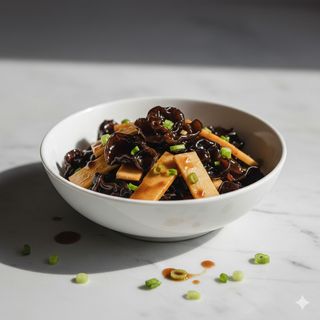 95-Funghi cinesi e bambù 