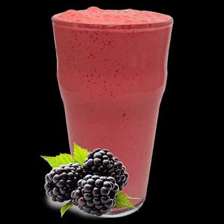 Zumo Natural De Mora En Leche