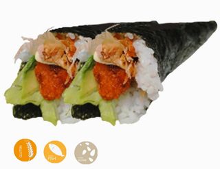 temaki Tempura Salmón (2 Uds.)