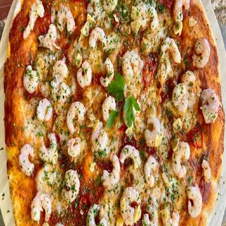 Pizza De Gambas