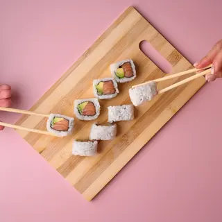 Uramaki Salmão Abacate