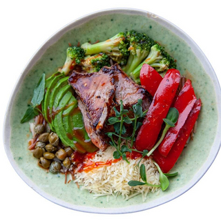 БОУЛ З ТЕЛЯТИНОЮ на рисі Пілаф (390 г)